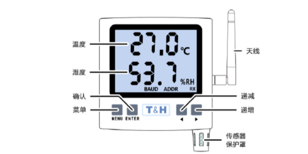<i style='color:red'>无线温湿度传感器</i>,监测温湿度的智能设备